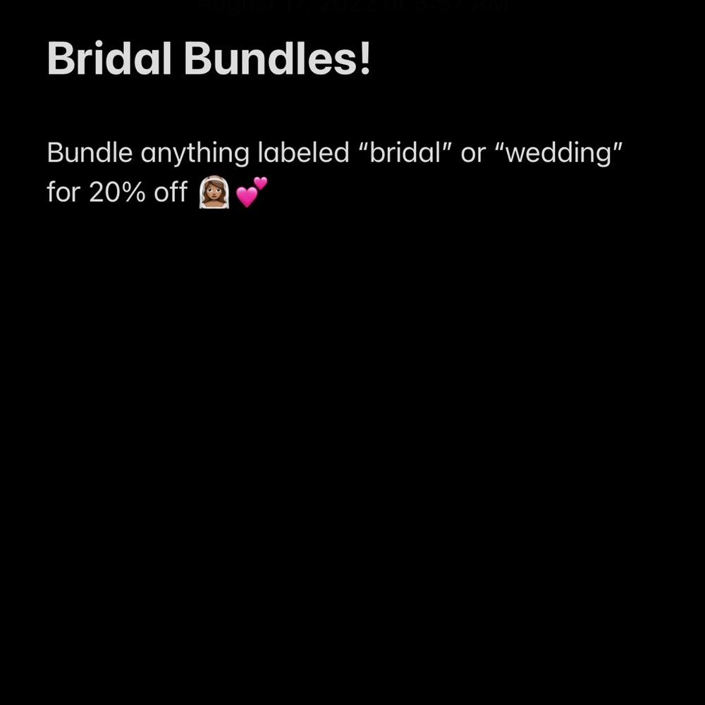 Bridal bundle!!